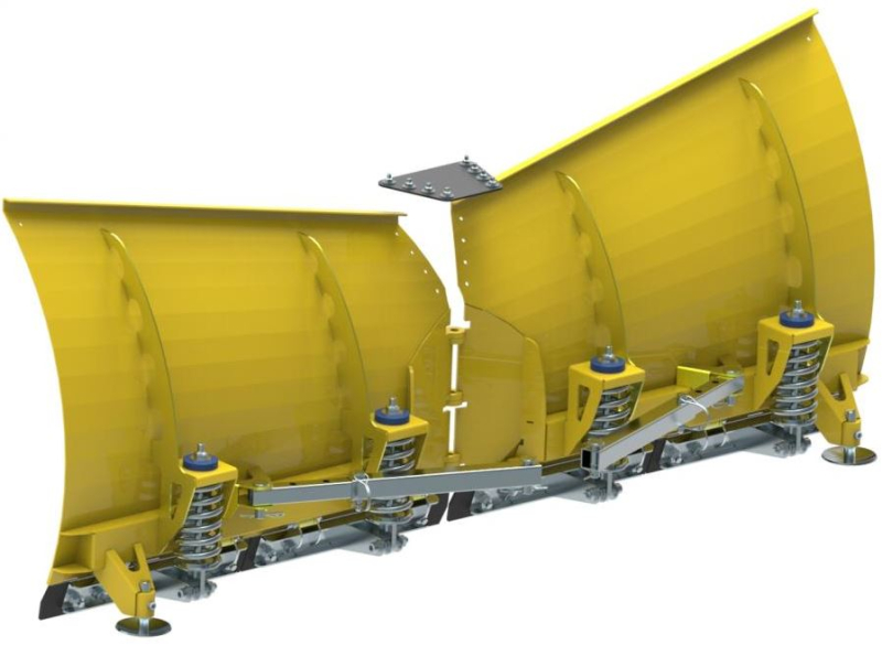 Front Mount Quick Attach Push Tube: V-plow G2 1500